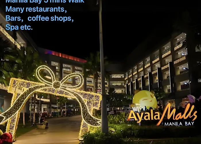120 Sqm Modern 3 Bedrooms Highrise Facing Bay Sunset, Near Airports, Okada Casino, Solaire Casino, Moa With Free Parking Apartment Manila