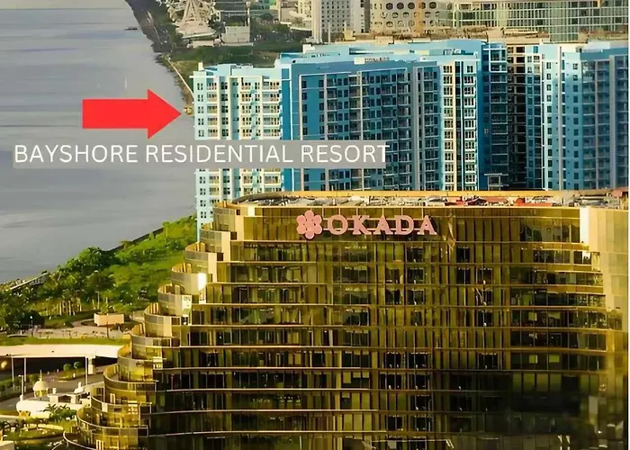 120 Sqm Modern 3 Bedrooms Highrise Facing Bay Sunset, Near Airports, Okada Casino, Solaire Casino, Moa With Free Parking Apartment