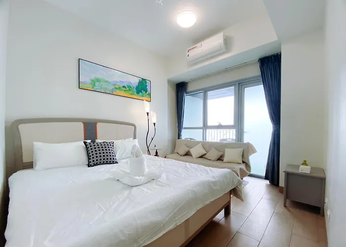 120 Sqm Modern 3 Bedrooms Highrise Facing Bay Sunset, Near Airports, Okada Casino, Solaire Casino, Moa With Free Parking 公寓 马尼拉